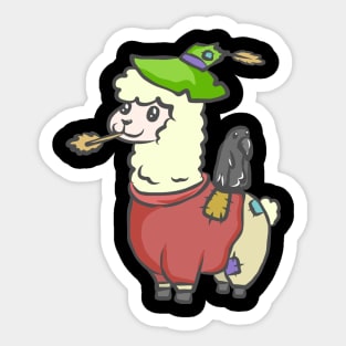 Alpaca Llama Farmer Farmer Funny Sticker